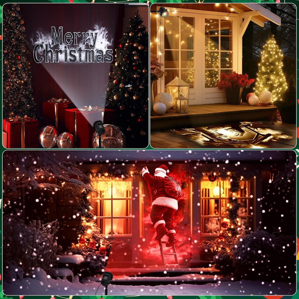 Christmas Halloween Projector Lights 3D Dynamic