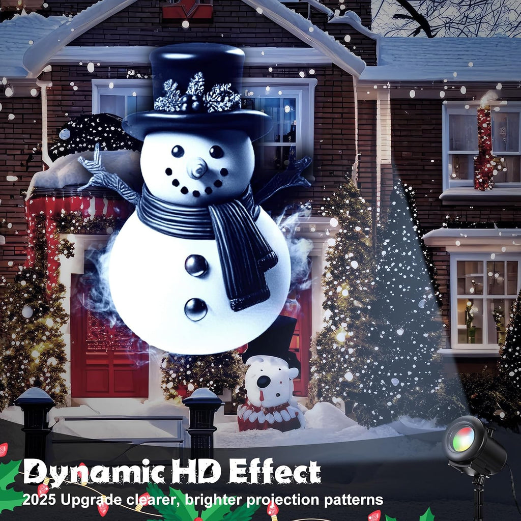 Christmas Halloween Projector Lights 3D Dynamic