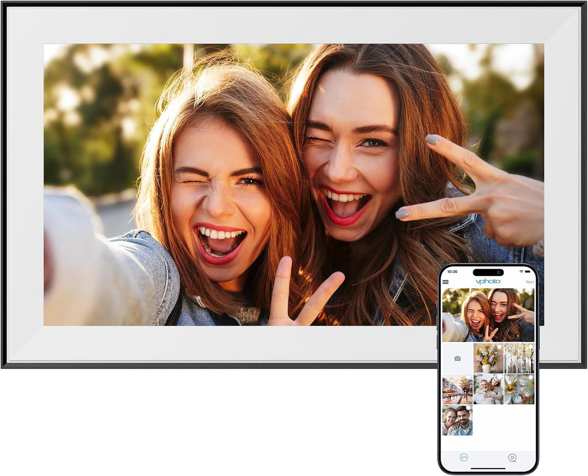 Wi-Fi Digital Picture Frame with Touch Screen