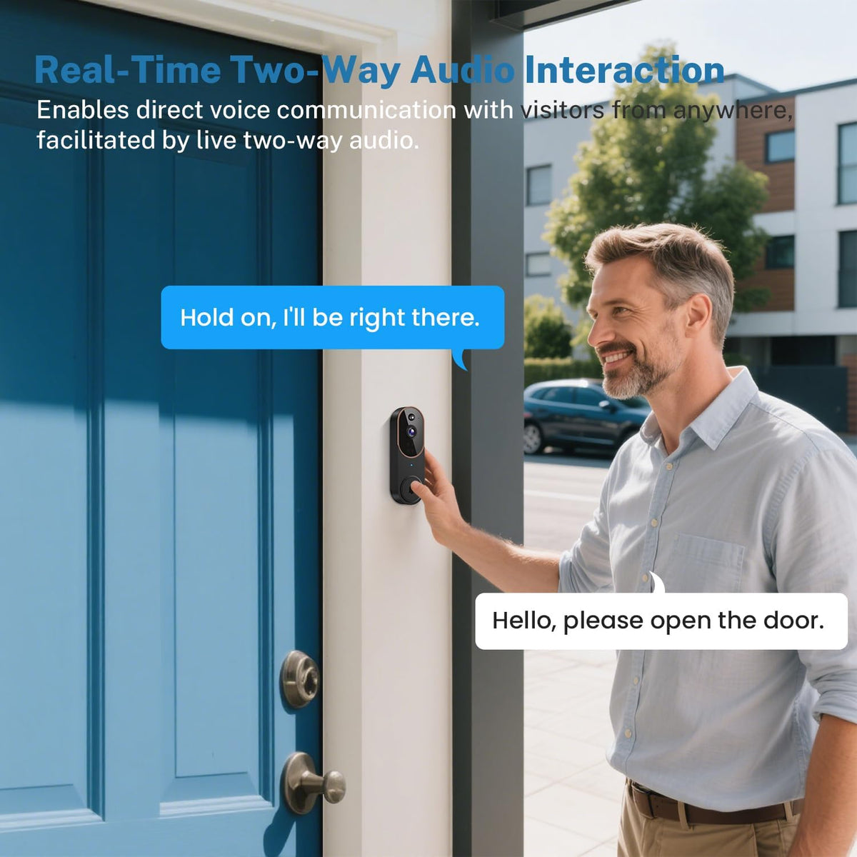 Wireless Video Doorbell Camera with Chime