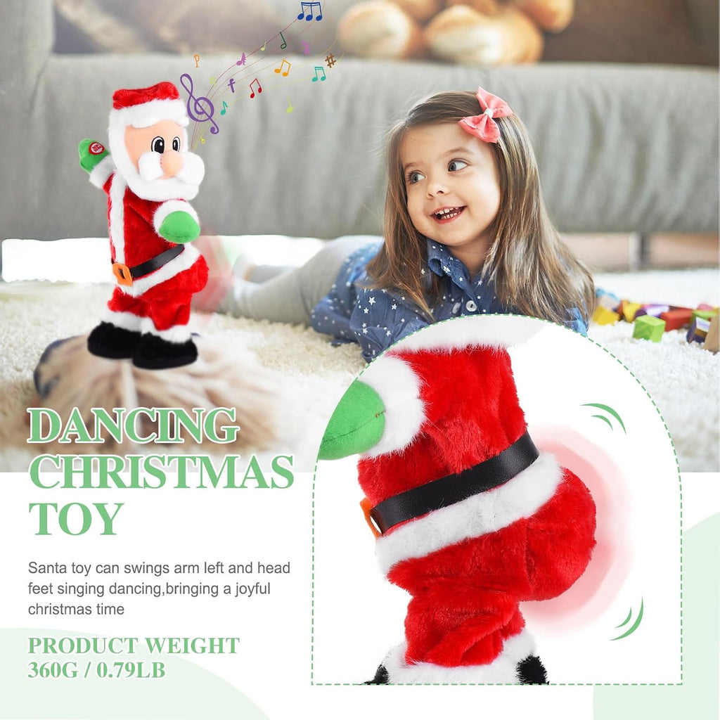 Twerking Santa Animated Dancing and Singing Christmas Plush Toy