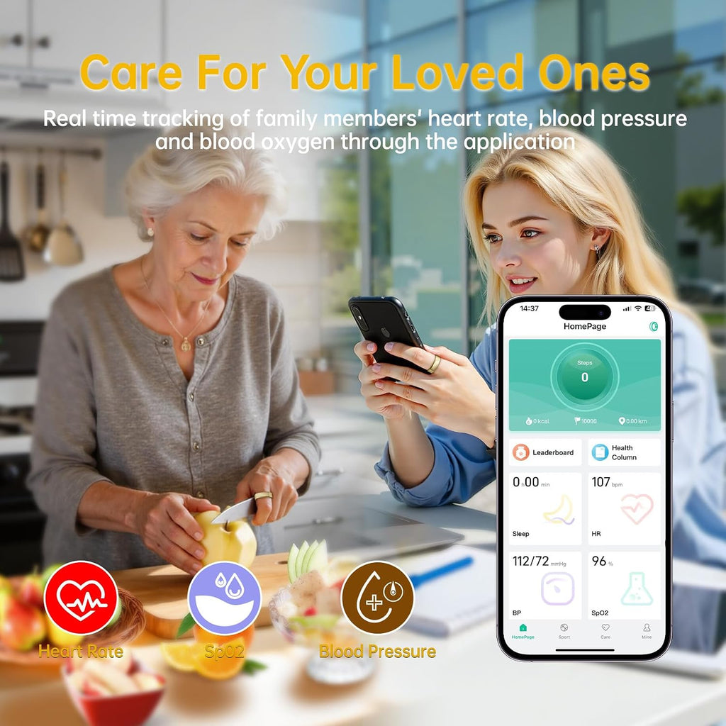 Smart Ring Activity & Sleep Tracker