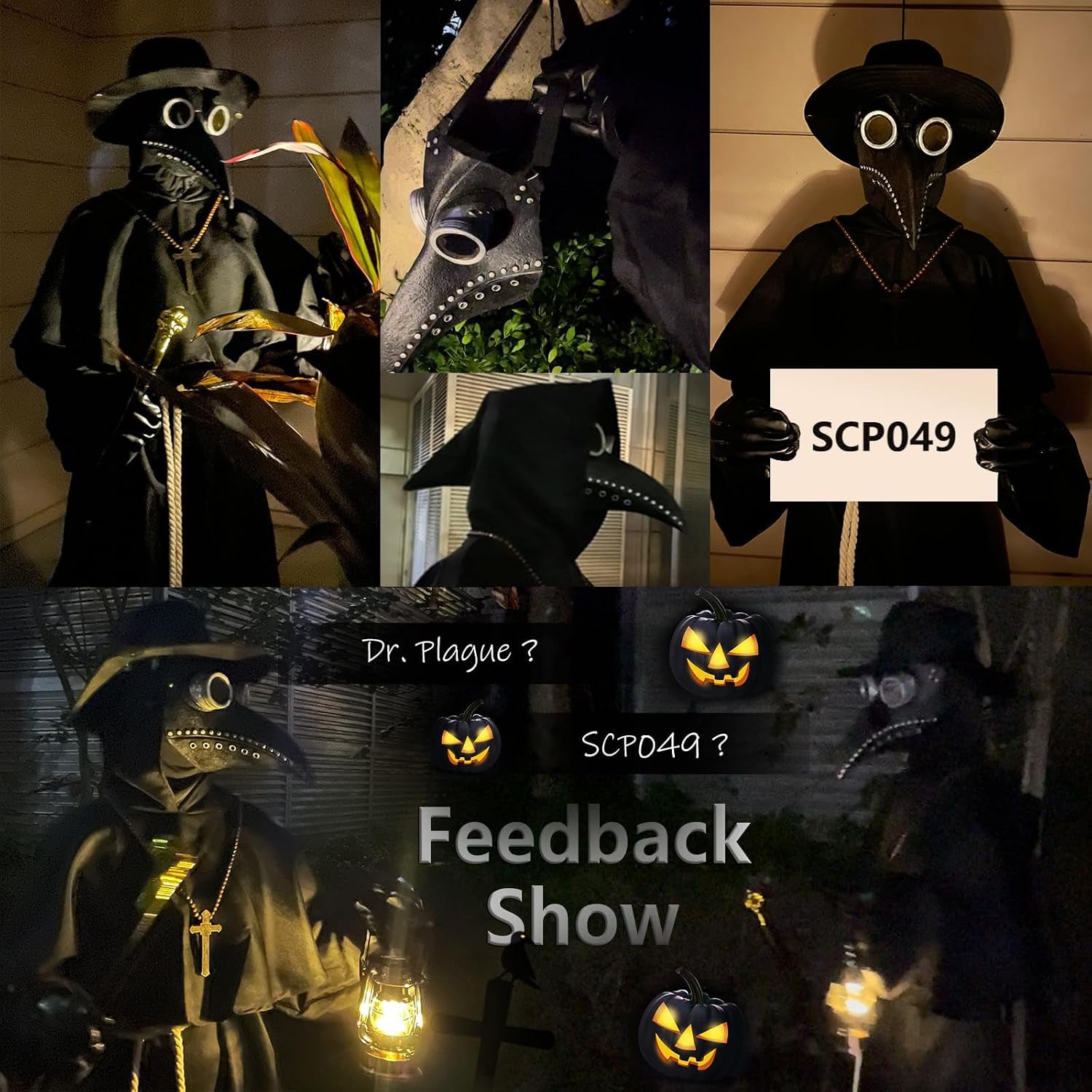 Plague Doctor Costume, Adults Plague Doctor Mask Halloween Costume for Women Men Dress-Up Cosplay Party