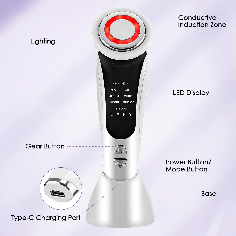 7-in-1 EMS Facial Rejuvenation Device