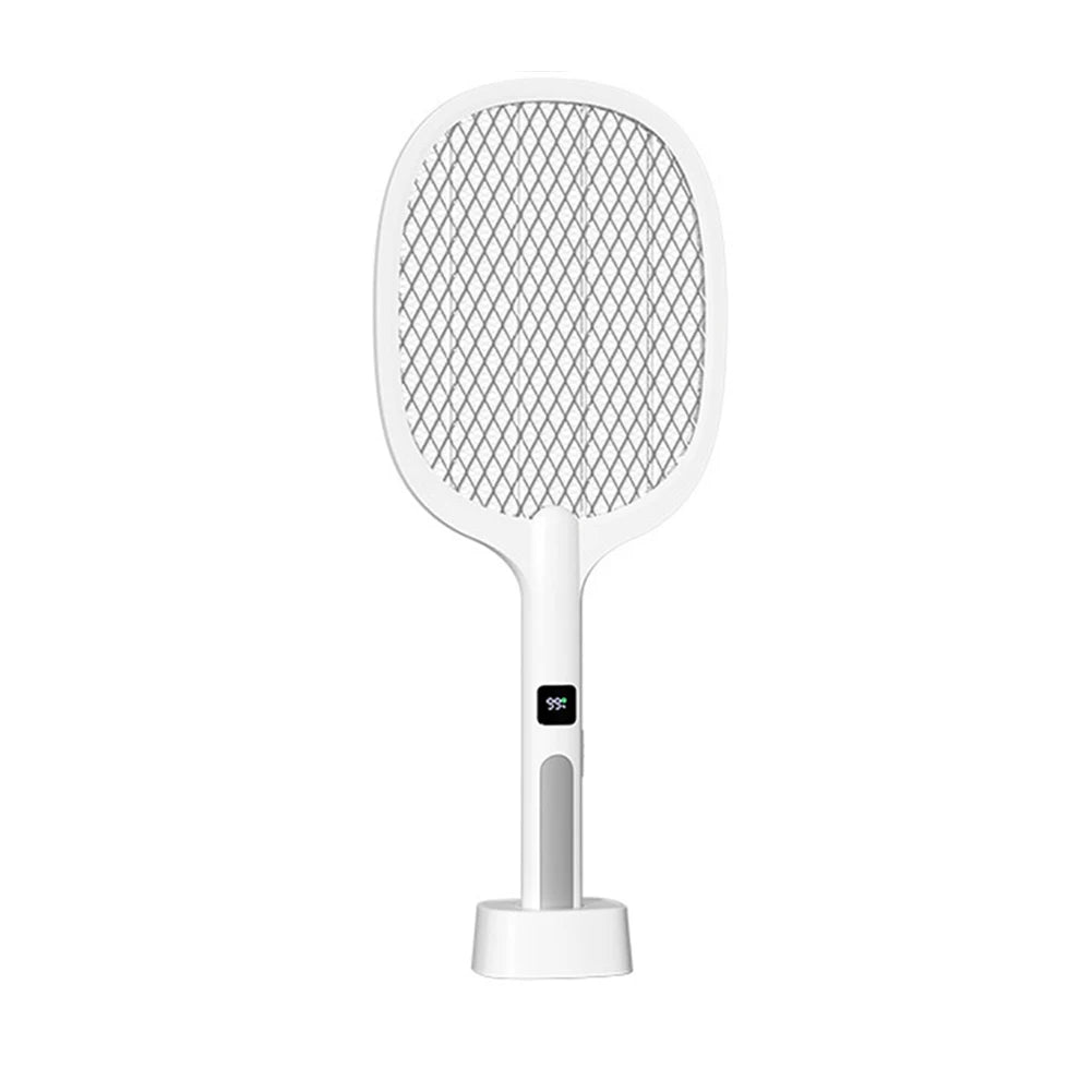Electric Fly Swatter Rechargeable Mosquito Killer Lamp Bug Zapper Racket anti Mosquito Swatter Fly Trap Lamp for Indoor Outdoor