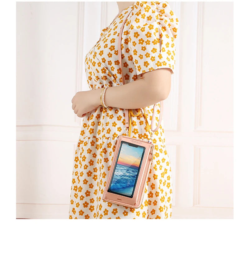 Touch Screen Crossbody Phone Purse