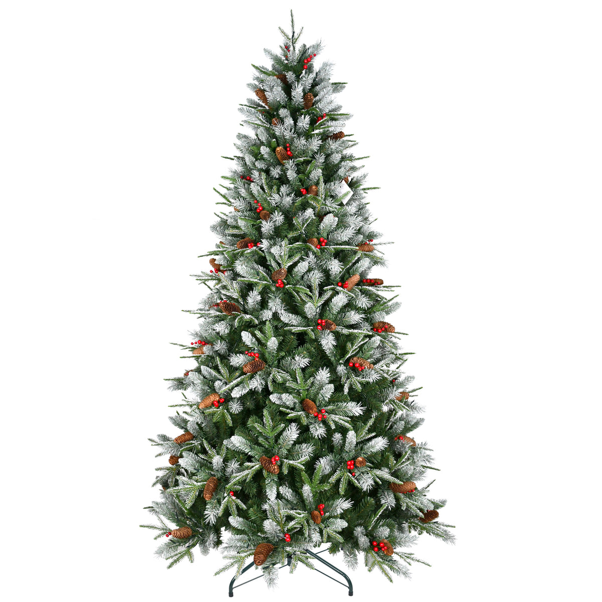 Snow-Dusted Artificial Christmas Tree, 4–7 ft