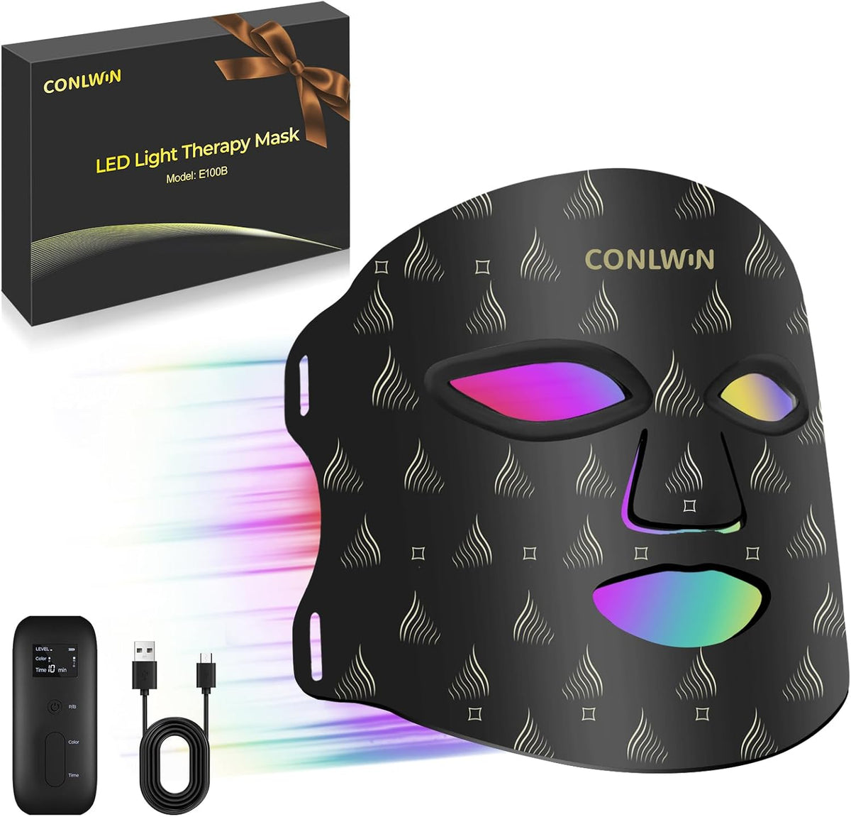 Red Light Therapy Mask for Face, 0.3 Lbs Ultra-Light, Model RB-061