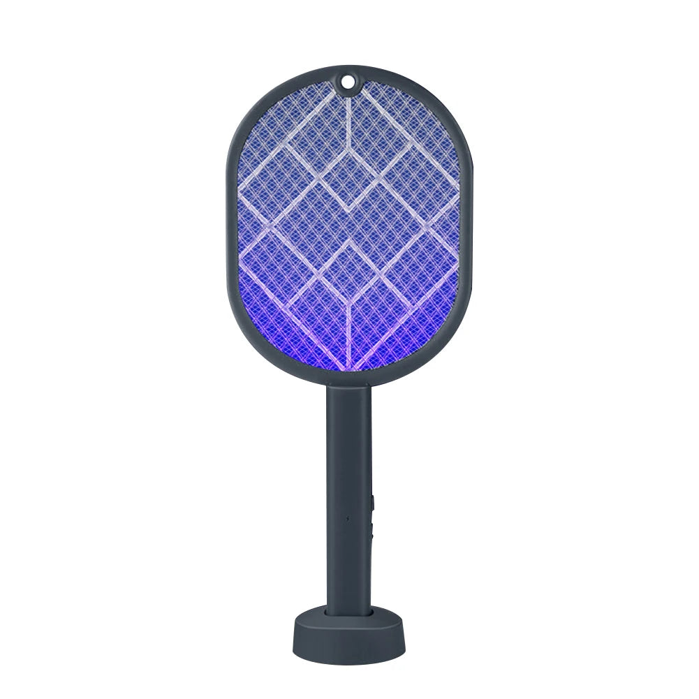 Electric Fly Swatter Rechargeable Mosquito Killer Lamp Bug Zapper Racket anti Mosquito Swatter Fly Trap Lamp for Indoor Outdoor