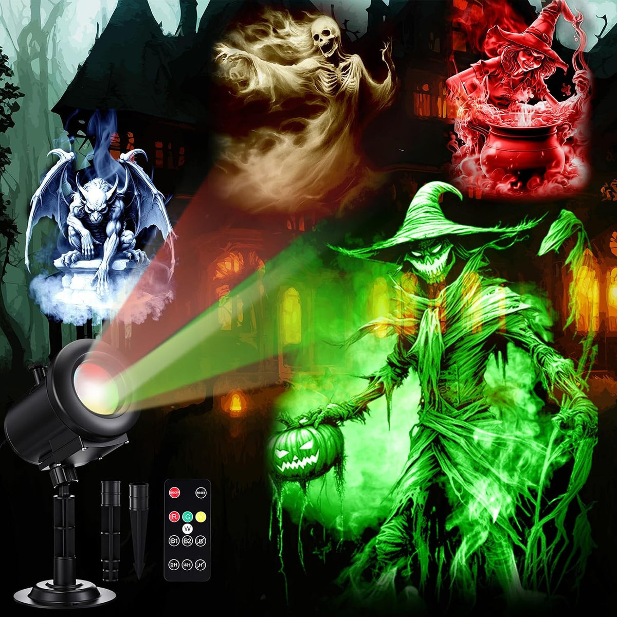 Christmas Halloween Projector Lights 3D Dynamic