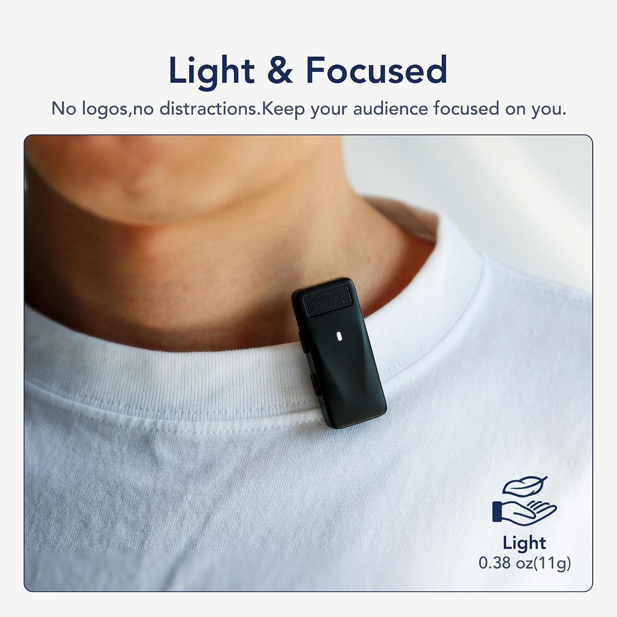 Wireless Lavalier Mic 2-Pack for USB-C Phones
