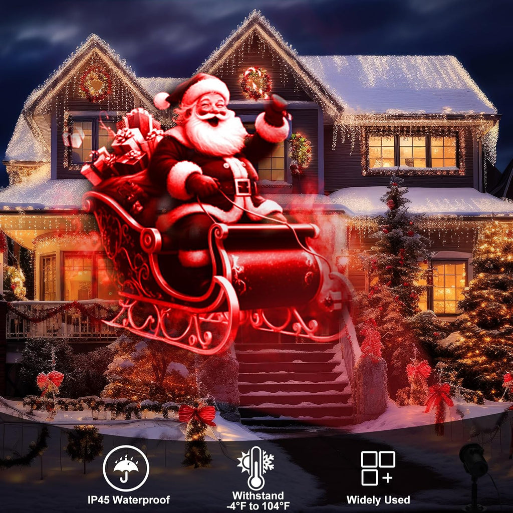 Christmas Halloween Projector Lights 3D Dynamic