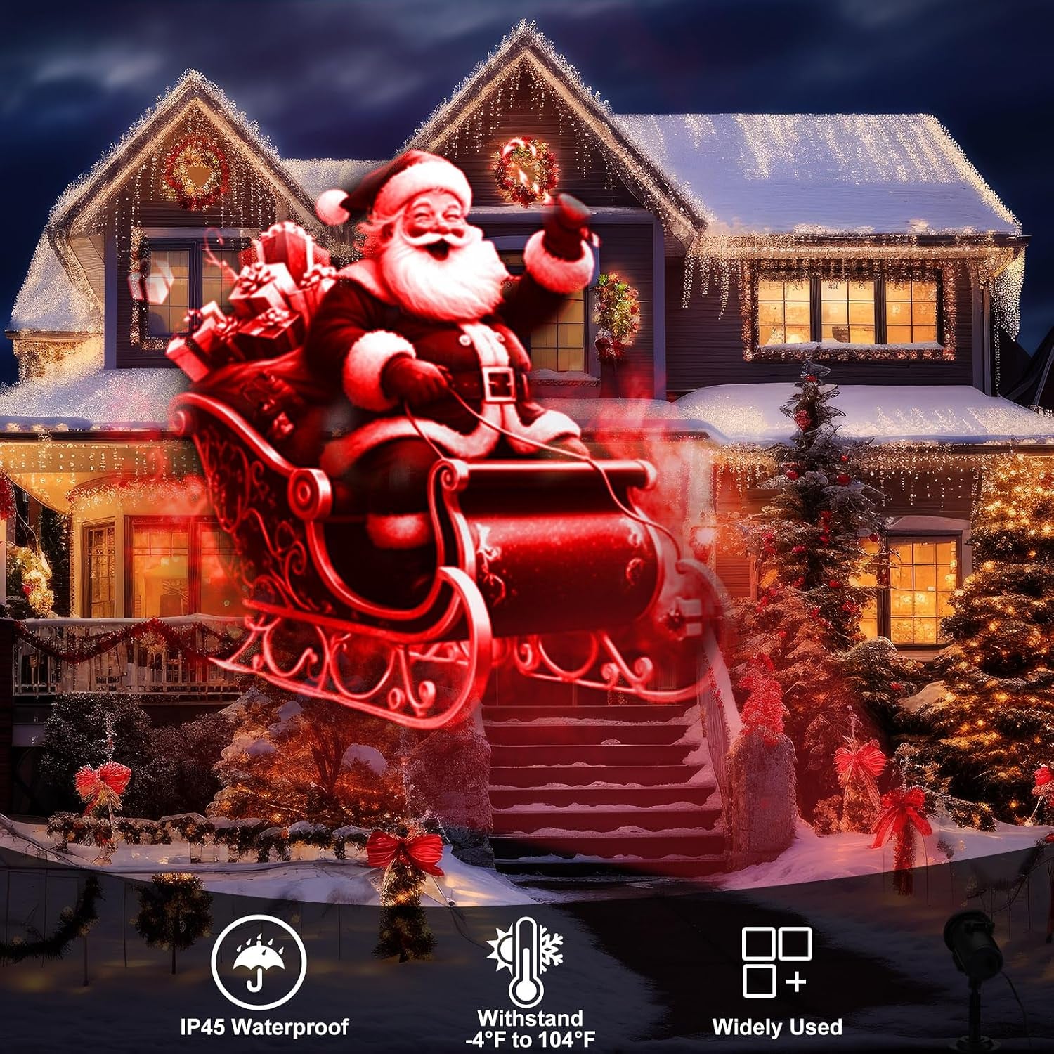 Christmas Halloween Projector Lights 3D Dynamic