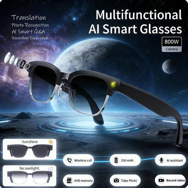 AI Smart Bluetooth Glasses