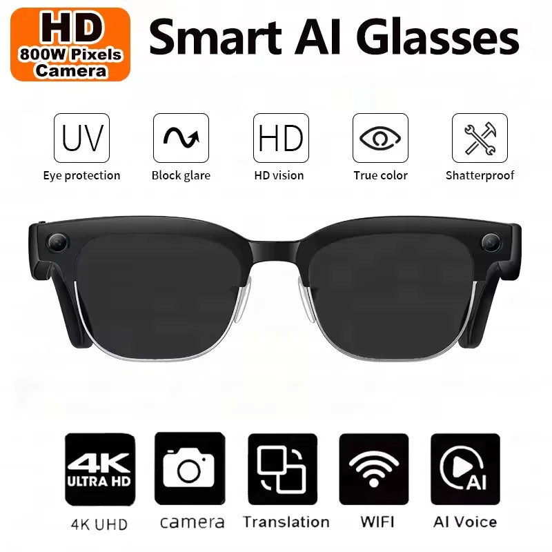 AI Smart Bluetooth Glasses
