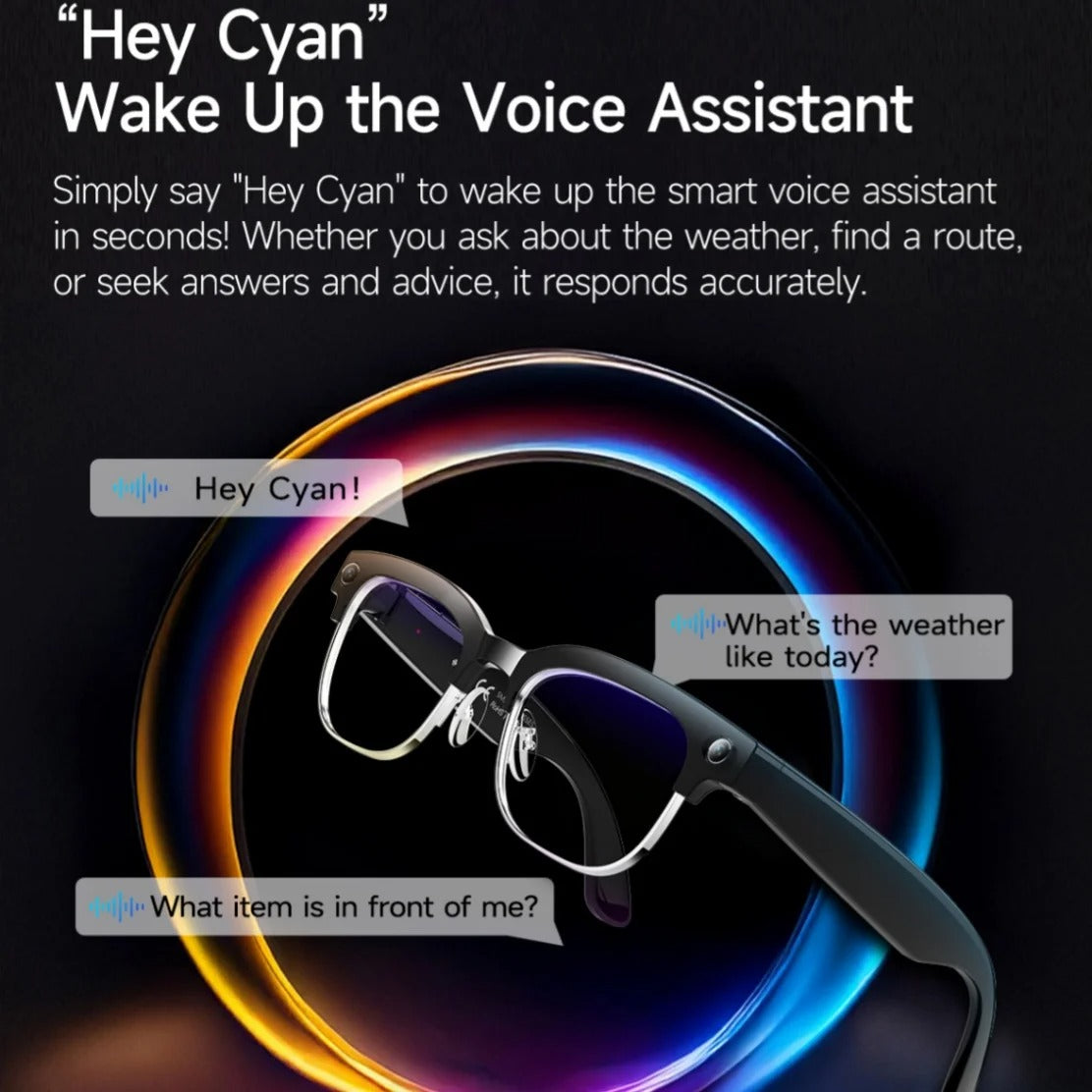 AI Smart Bluetooth Glasses