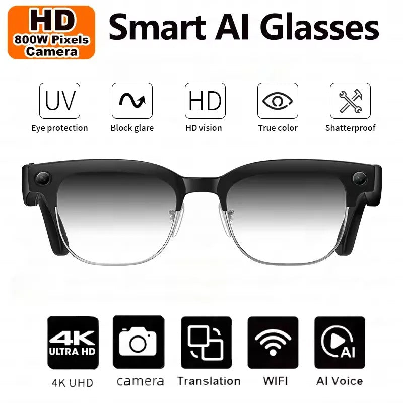 AI Smart Bluetooth Glasses